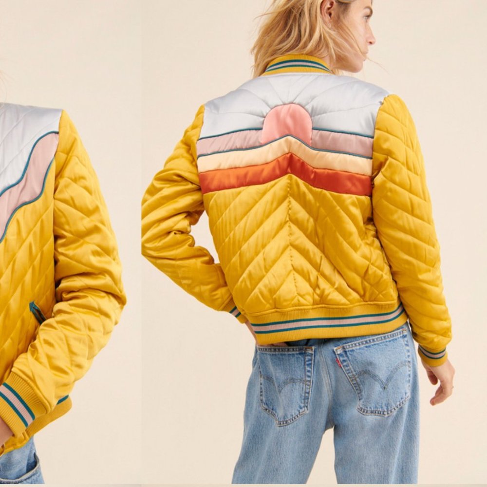 Classic Rock Couture Dolly Western Bomber Jacket - barely worn